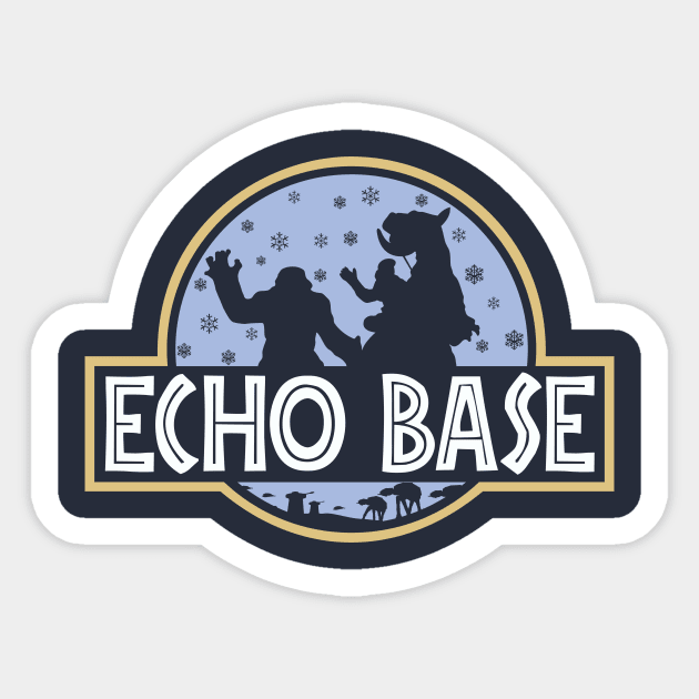 Echo Base Sticker by Pixhunter